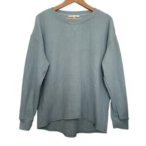 Seven 7‎ Thermal Pullover Waffle Knit Long Sleeve Top NWOT